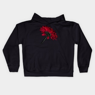 Red Gerbera Kids Hoodie